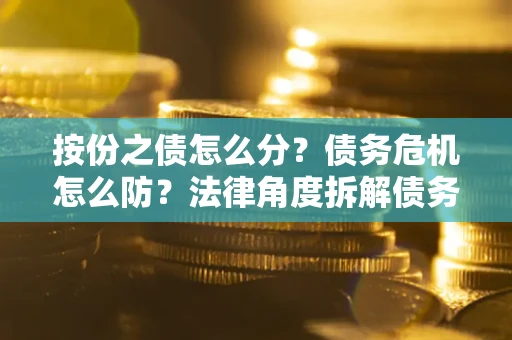 北京按份之债怎么分？债务危机怎么防？法律角度拆解债务分配与风险自保指南