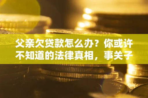 北京父亲欠贷款怎么办？你或许不知道的法律真相，事关子女未来
