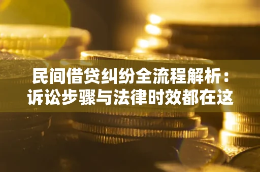 北京民间借贷纠纷全流程解析：诉讼步骤与法律时效都在这儿了
