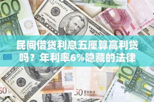 北京民间借贷利息五厘算高利贷吗？年利率6%隐藏的法律风险全解析